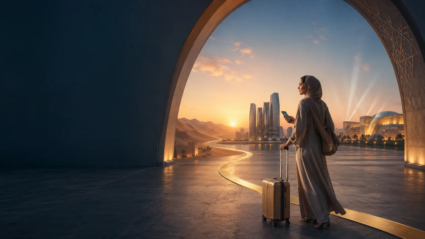 An Almahra journey linking cities, coastlines and desert